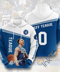Nba Minnesota Timberwolves Hoodie With Jeff Teague Usa 3D Print