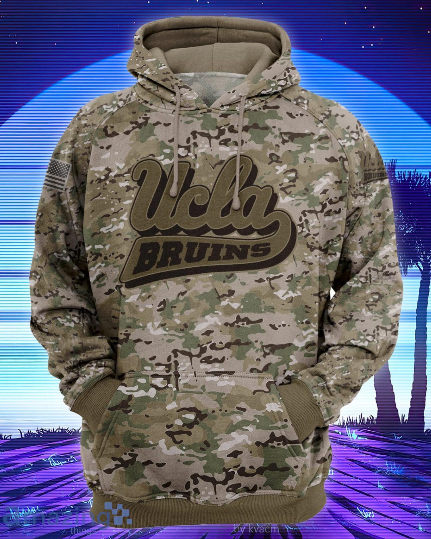 Nca Ucla Bruins Camo Style 3D - Perfect Gifts For Veterans Day