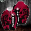 Ncaa Alabama Crimson Tide 3D Skull Zip Up Hoodie - Perfect For Fans