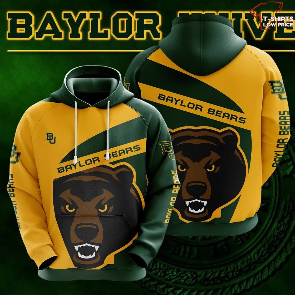Ncaa Baylor Bears 3D Hoodie