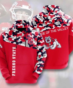 Ncaa Fresno State Bulldogs 3D All Over Print Hoodie - Perfect For Ncaa Fans