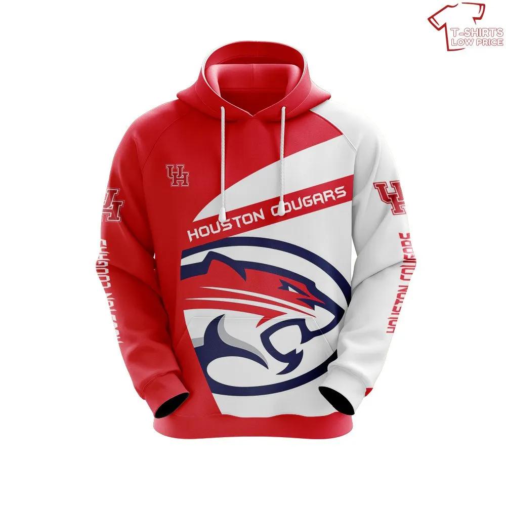 Ncaa Houston Cougars 3D Hoodie For Men And Women - All Over Print