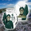 Ncaa Michigan State Spartans 3D All Over Print Hoodie, Zip-Up Hoodie For Men With Unique Graphic Prints