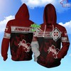 Ncaa Mississippi State Bulldogs Custom Name Skull Maroon 3D Hoodie With Custom Prints