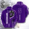 Ncaa Northwestern Wildcats High Quality 3D Full Printing Hoodie - Gifts For Father'S Day