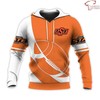 Ncaa Oklahoma State Cowboys Orange White 3D Hoodie - Perfect For Fans