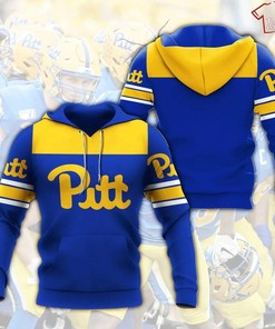 Ncaa Pittsburgh Panthers Blue Gold 3D Hoodie - Ncaa Fans
