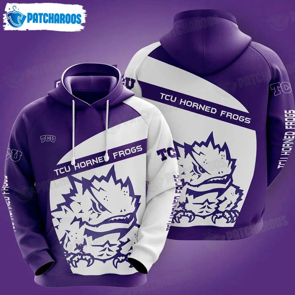 Ncaa Tcu Horned Frogs Football 3D Hoodie - Tcu Football Gift For Fan