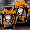 Ncaa Tennessee Volunteers Skull 3D Hoodie - 3D Printed Hoodies