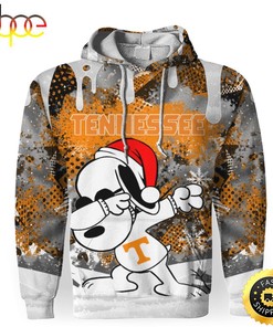 Ncaa Tennessee Volunteers Snoopy Christmas Football All Over Print Hoodie