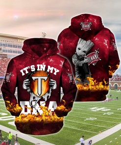 Ncaa Troy Trojans Groot Fire All Over Hoodie 3D College Football - 3D Hoodies For Men Graphic