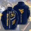 Ncaa West Virginia Mountaineers All Over Printed 3D Hoodie - Printful