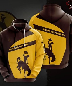 Ncaa Wyoming Cowboys All Over Print 3D Hoodie, Great For Sports And College Apparel