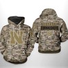 Nebraska Cornhuskers Ncaa Camo Veteran 3D Printed Hoodie/Zipper Hoodie With All Over Prints