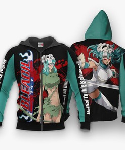 Nel Tu Bleach Anime Custom All Over Print Zip Up Hoodie Men
