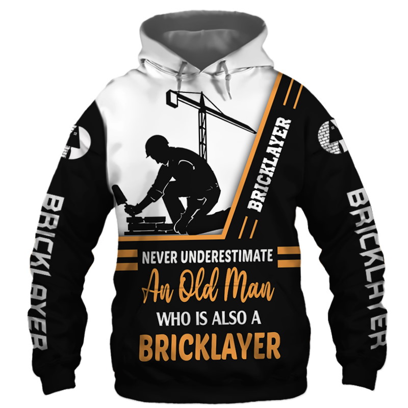 Never Underestimate An Old Man Boxer 3D Hoodie - Custom All Over Print Hoodie