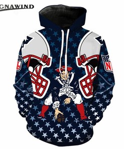 New England Patriots 3D All Over Print Hoodie - Nfl Sports Hoodie