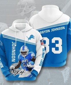 Nfl Detroit Lions Sport All Over Print Hoodie - American Football Fans 3D Design 10