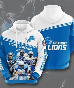 Nfl Detroit Lions Sport All Over Print Hoodie - American Football Fans 3D Design 11