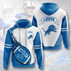 Nfl Detroit Lions Sport All Over Print Hoodie - American Football Fans 3D Design 2