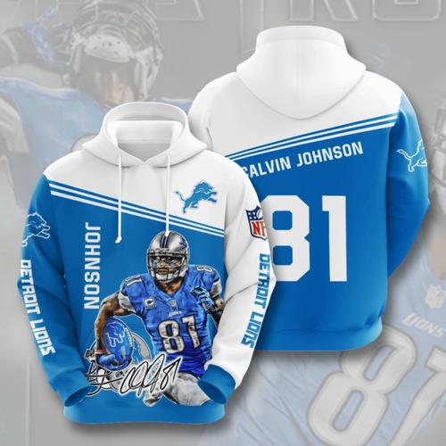 Nfl Detroit Lions Sport All Over Print Hoodie - American Football Fans 3D Design 5