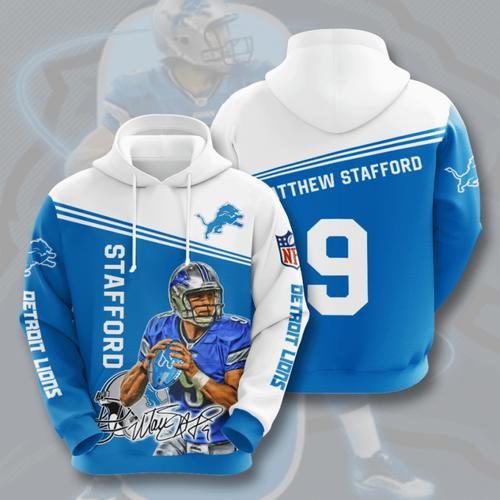 Nfl Detroit Lions Sport All Over Print Hoodie - American Football Fans 3D Design 9