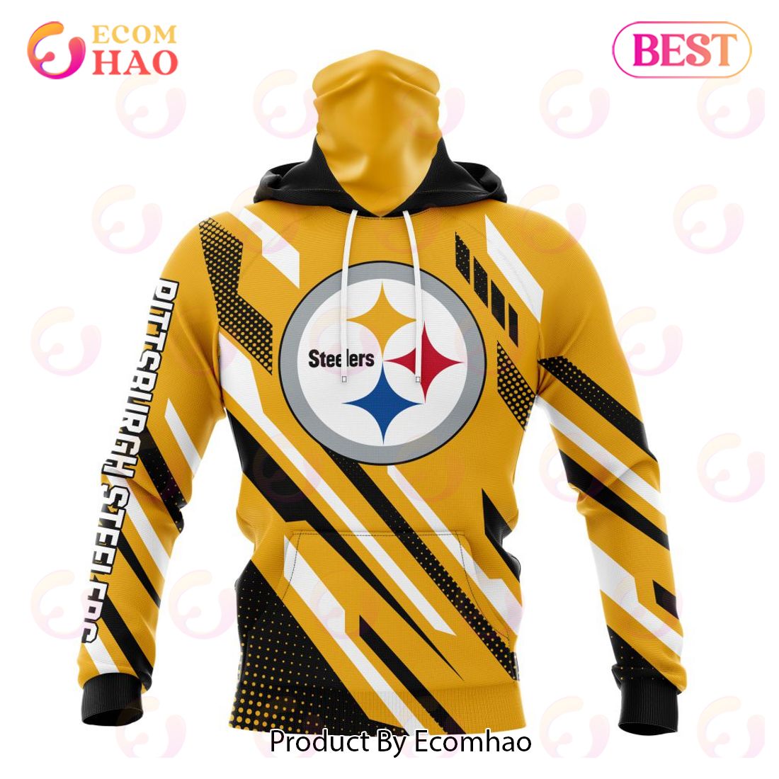 Nfl Pittsburgh Steelers New Native Concepts 3D Hoodie - Specialized Design