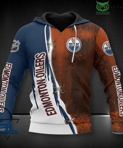 Nhl All Over Print Zip Up Hoodie With Pacific Division Edmonton Oilers Design