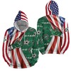Nhl Dallas Stars American Flag 3D All Over Print Hoodie - Sweater Tshirt