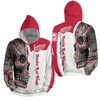 Nhl Detroit Red Wings Lightning 3D All Over Print Hoodie - Men'S Zip Up Hoodie