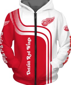 Nhl Detroit Red Wings Pullover 3D Hoodie - Official Nhl Gift For Fans