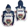 Nhl Florida Panthers Lighting 3D Full Over Print Hoodie Zip Hoodie Sweater T-Shirt With Customizable Gift Message