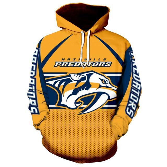 Nhl Hockey Nashville Predators 3D All Over Printed Hoodie, Zip Up Hoodie Make A Statement