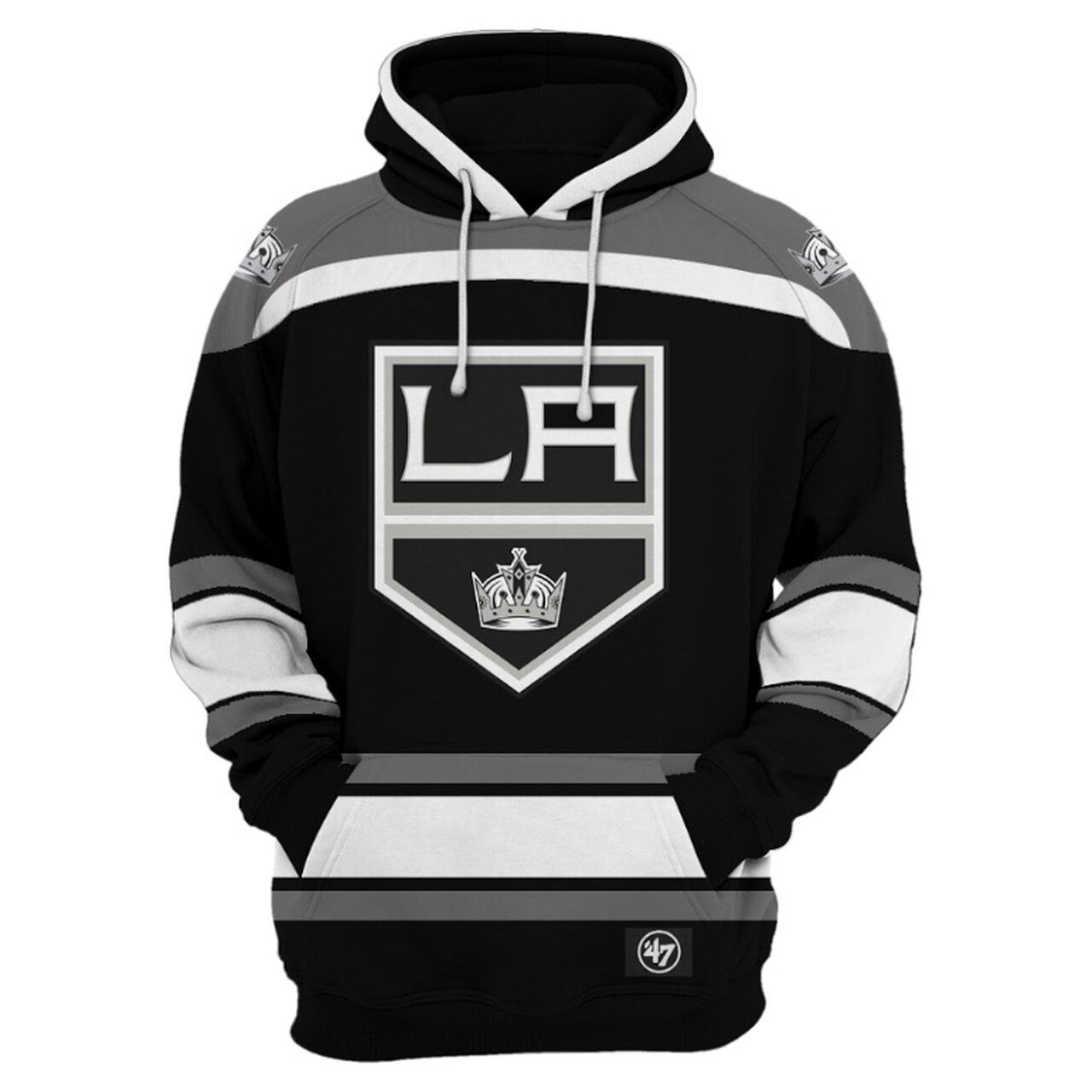 Nhl Los Angeles Kings 3D Hoodie Style 04 With Classic Logo Design