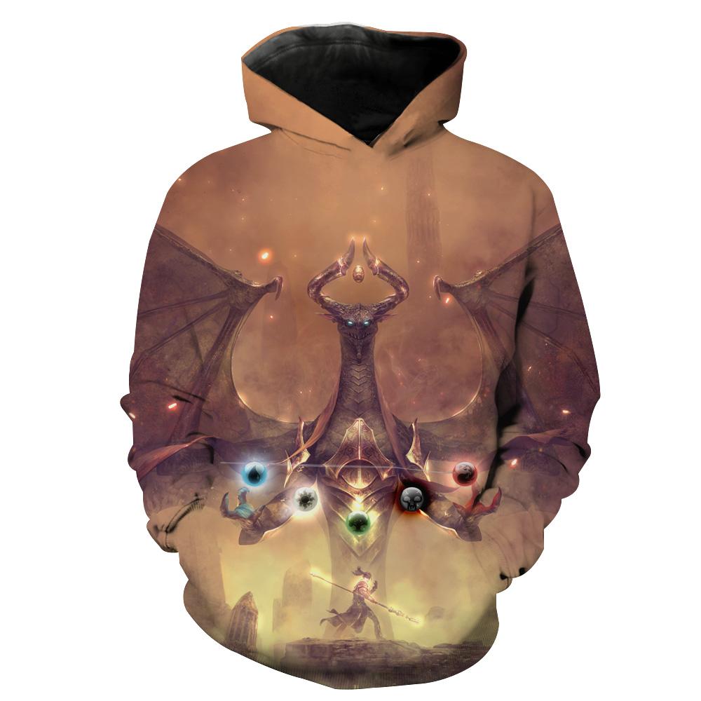 Nicol Bolas Magic The Gathering 3D Hoodie For Men Graphic