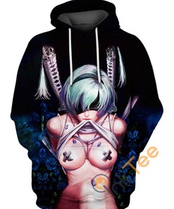 Nier Automata Ahegao All Over Print Hoodie 3D