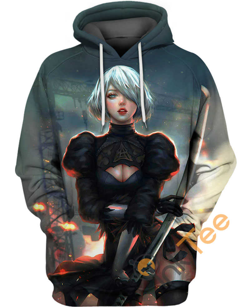 Nier Automata Custom 3D Hoodie Full Size