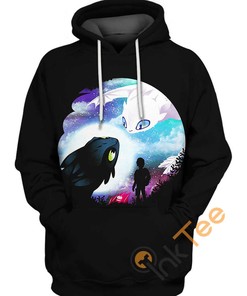 Night Fury And Light Fury Personalized All Over Print 3D Hoodie