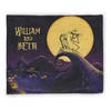 Nightmare Before Christmas Custom Blanket - Jack and Sally Gift for Couples