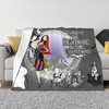 Nightmare Before Christmas Custom Name Double Layer Blanket - Kids and Adult Gift