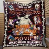 Nightmare Before Christmas Movie Watching Fleece Blanket - Perfect for Halloween