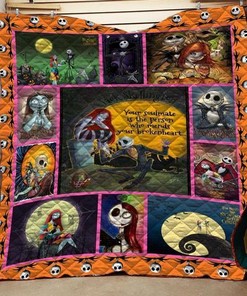Nightmare Before Christmas Quilt Blanket - 3D Printed Soft Warm Bedding Throw