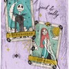 Nightmare Before Christmas Tarot Cards Throw Blanket - Super Soft Fleece Bedding, 50 x 70 inches