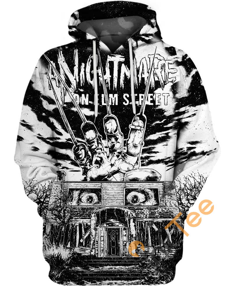 Nightmare On Elm Street All Over Print Hoodie Printful