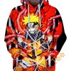 Nine Tailed Ninja Naruto 3D Hoodie For Men Graphic