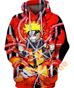 Nine Tailed Ninja Naruto 3D Hoodie For Men Graphic