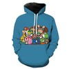 Nintendo Fans Unite With The Blue Nintendo Character Video Game 3D Hoodie