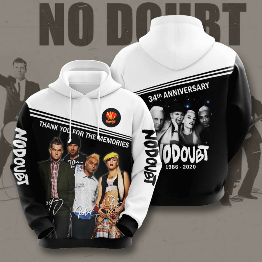 No Doubt Personalized All Over Print 3D Hoodie