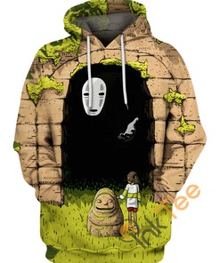 No Face 3D Graphic Hoodie For Men