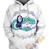 No Face And Dragon Haku All Over Print Zip Up Hoodie Men